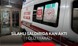 Silahlı saldırıda kan aktı: 1 ölü, 1 yaralı
