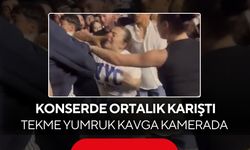 Konserde ortalık karıştı... Tekme yumruk kavga kamerada!