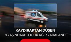 Kaydıraktan düşen 8 yaşındaki çocuk ağır yaralandı