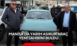 Manisa’da yarım asırlık araç yeni sahibini buldu