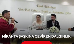 Nikahta şaşkına çeviren dalgınlık!