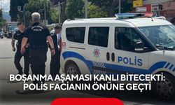 Boşanma aşaması kanlı bitecekti: Polis facianın önüne geçti