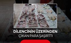 Dilencinin üzerinden çıkan para şaşırttı