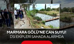 Demirköprü Barajı’ndan Marmara Gölü’ne su akışı yakından takip ediliyor
