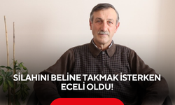 Ruhsatlı silahını beline takmak isterken eceli oldu! Esnafın feci sonu