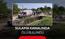 Sulama kanalında ölü bulundu