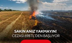 Salihli’de anız yakma uyarısı: Dekar başına 698 TL ceza!