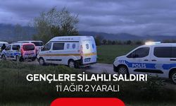 Gençlere silahlı saldırı: 1'i ağır 2 yaralı