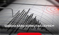 Sabaha karşı korkutan deprem!