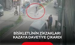 “Sağ mı sol mu?” Kararsızlık kazayla bitti... Bisikletliye motosiklet çarptı...