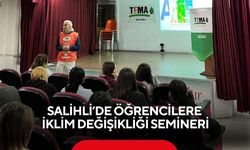 Salihli’de öğrencilere iklim değişikliği semineri