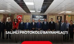 Salihli protokolü bayramlaştı