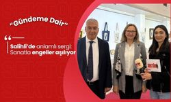 Salihli’de anlamlı sergi: Sanatla engeller aşılıyor