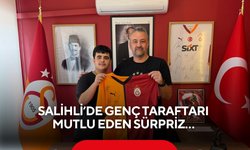 Salihli’de genç taraftarı mutlu eden sürpriz… Yanan formanın yerine imzalı forma hediyesi