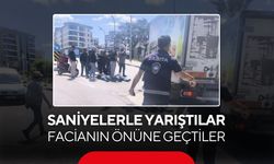 Saniyelerle yarıştılar, facianın önüne geçtiler... Turgutlu’da zabıta hayat kurtardı...