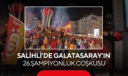 Salihli’de Galatasaray’ın 26.şampiyonluk coşkusu