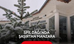 Spil Dağı’nda şaşırtan manzara: Mayıs ayında kar