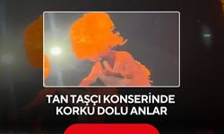 Tan Taşçı konserinde korku dolu anlar: Alevler yüzüne parladı