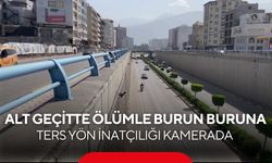 Trafikte pes dedirten Anlar | Alt geçitte ölümle burun buruna! Ters yön inatçılığı kamerada...