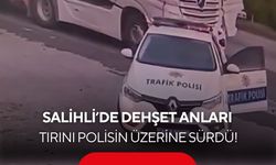 Salihli’de “dur” ihtarına uymayan tır sürücüsü polisi yaraladı