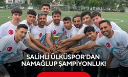 Namağlup şampiyon Salihli Ülküspor kupasına kavuştu