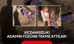 Vicdansızlık: Sokakta uyuyan yaşlı adamın yüzüne tekme attılar!