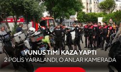 Yunus timi kaza yaptı! 2 polis yaralandı, o anlar kamerada...