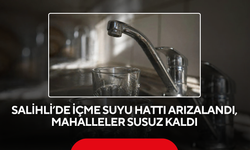 Hatlar yağıştan zarar gördü … Salihli’de 8 mahallede su kesintisi sürüyor