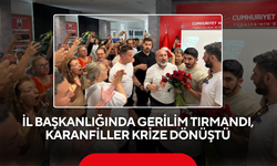 İl Başkanlığında gerilim tırmandı, karanfiller krize dönüştü