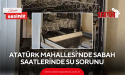 Atatürk Mahallesi'nde sabah saatlerinde su sorunu