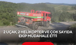 Yangın Büyümeden Önlendi, Yerleşim Yerleri Rahat Nefes Aldı