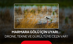 Marmara Gölü için uyarı… Drone, tekne ve gürültüye ceza var !
