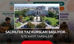 Salihli’de yaz kursları başlıyor… İşte kayıt tarihleri