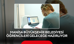 Manisa Büyükşehir Belediyesi online eğitim ile öğrencileri geleceğe hazırlıyor