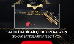 Salihli dahil 4 ilçede operasyon...Sokak satıcılarına geçit yok