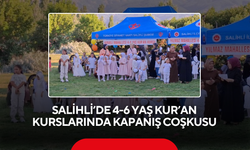 Salihli'de 4-6 Yaş Kur’an Kurslarında kapanış coşkusu