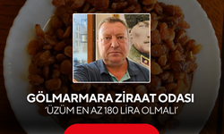 Gölmarmara Ziraat Odası ‘Üzüm en az 180 lira olmalı’