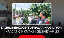 Salihli Kirazı Çin Sofralarına Gidiyor! İhracat için kritik inceleme yapıldı