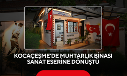 Atatürk Silüeti, Türk Bayrağı ve Işıklandırma… Kocaçeşme Muhtarlığı Yeni Yüzüyle İlgi Odağı Oldu