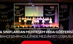 Bahçeşehir Koleji’nde mezuniyet coşkusu… 4. sınıflardan muhteşem veda gösterisi