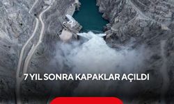 7 yıl sonra kapaklar açıldı! Vatandaşlar seyir noktalarına koştu...