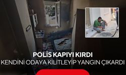 Annesine sinirlendi kendini eve kapatıp yakmaya çalıştı, mahallede korku ve öfke dolu anlar