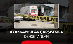 Ayakkabıcılar çarşısında dehşet anları! Kadını öldürdü, aynı silahla canına kıydı...