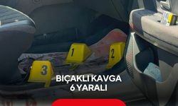 Taksi durağı önünde bıçaklı kavga: 6 yaralı