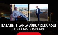 Babasını silahla vurup öldürdü! Sebebi kan dondurdu