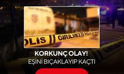 Korkunç olay! Eşini bıçaklayıp kaçtı
