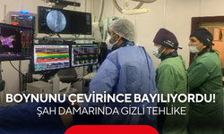 Boğazına dokununca kalbi duruyordu! Şah damarında gizli tehlike