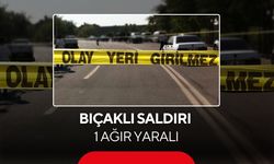 Sokak ortasında kan aktı: 1 ağır yaralı