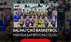 14 maçta 13 galibiyet! Salihli Çağ Basketbol Manisa Şampiyonu oldu