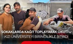 Çöpten kağıt topladı, çocuklarını okuttu! Kızı birincilikle mezun oldu